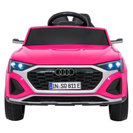 Auto Audi SQ8 różowe na akumulator dla dzieci + pilot 2,4 GHz