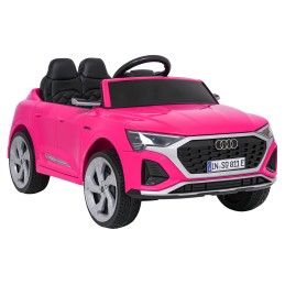 Auto Audi SQ8 różowe na akumulator dla dzieci + pilot 2,4 GHz