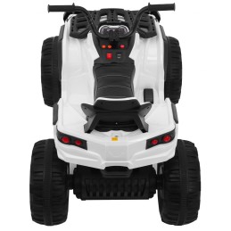 Quad ATV 2.4GHz na akumulator dla dzieci Biały + Pilot + Koła EVA + Radio MP3 + Wolny Start