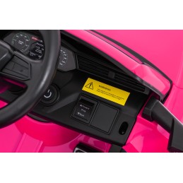 Auto Audi SQ8 różowe na akumulator dla dzieci + pilot 2,4 GHz
