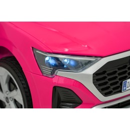 Auto Audi SQ8 różowe na akumulator dla dzieci + pilot 2,4 GHz