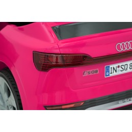 Auto Audi SQ8 różowe na akumulator dla dzieci + pilot 2,4 GHz