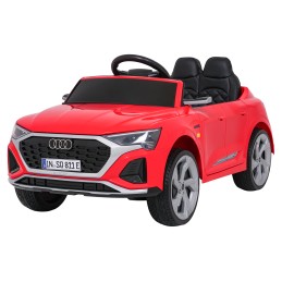 Auto Audi SQ8 czerwone na akumulator dla dzieci + pilot 2,4 GHz
