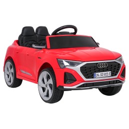 Auto Audi SQ8 czerwone na akumulator dla dzieci + pilot 2,4 GHz