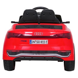 Auto Audi SQ8 czerwone na akumulator dla dzieci + pilot 2,4 GHz