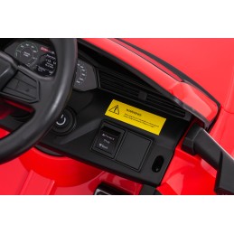 Auto Audi SQ8 czerwone na akumulator dla dzieci + pilot 2,4 GHz