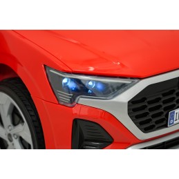 Auto Audi SQ8 czerwone na akumulator dla dzieci + pilot 2,4 GHz