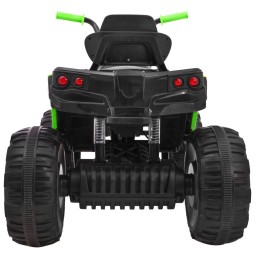 Quad ATV 2.4GHz na akumulator dla dzieci Czarno-zielony + Pilot + Koła EVA + Radio MP3 + Wolny Start