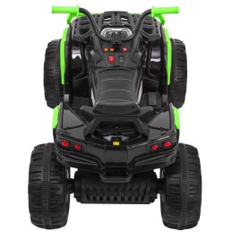 Quad ATV 2.4GHz na akumulator dla dzieci Czarno-zielony + Pilot + Koła EVA + Radio MP3 + Wolny Start
