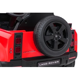Pojazd Land Rover Defender Czerwony