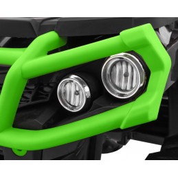Quad ATV 2.4GHz na akumulator dla dzieci Czarno-zielony + Pilot + Koła EVA + Radio MP3 + Wolny Start