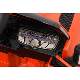 Pojazd Land Rover Defender Pomarańczowy
