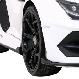 Lamborghini SVJ DRIFT dla 2 dzieci Biały + Funkcja driftu + Pilot