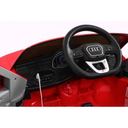 Audi Q8 Lift na akumulator dla dzieci Czerwony SUV + Pilot