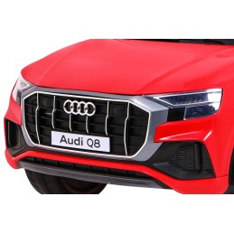 Audi Q8 Lift na akumulator dla dzieci Czerwony SUV + Pilot