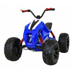Quad Lucky Seven na akumulator Niebieski + Koła EVA + Wolny Start + LED + MP3 USB