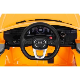 Audi Q8 Lift, SUV na akumulator dla dzieci Żółty + Pilot