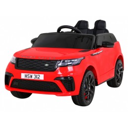 Range Rover Velar na akumulator Czerwony SUV + Pilot