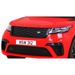 Range Rover Velar na akumulator Czerwony SUV + Pilot