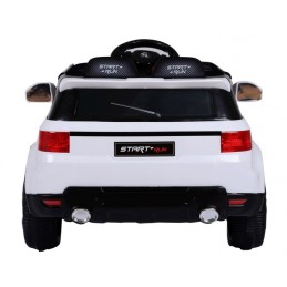 Autko Start Run na akumulator, Biały SUV + Pilot