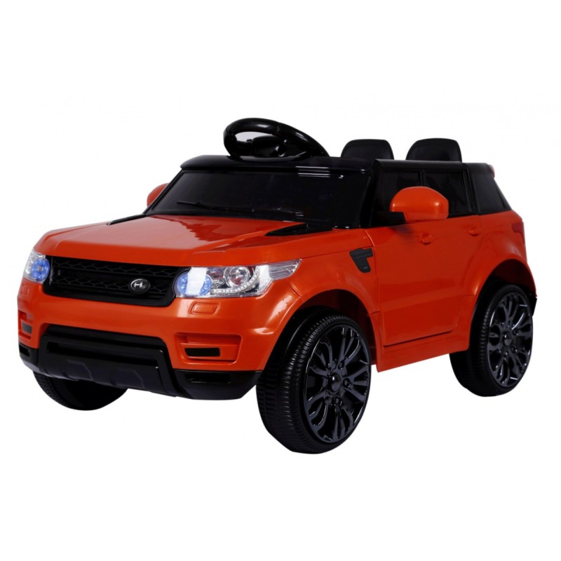 Autko Start Run na akumulator, Pomarańczowy SUV + Pilot
