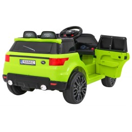 Autko Start Run na akumulator, Zielony SUV + Pilot