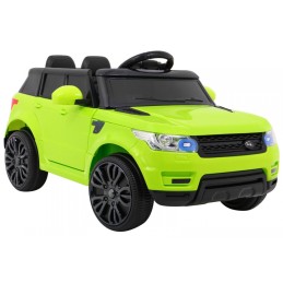 Autko Start Run na akumulator, Zielony SUV + Pilot