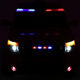 Auto SUV Police na akumulator dla dzieci + Syreny + Światła + Megafon + Pilot