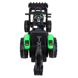 Pojazd Traktor Z Przyczepą 720-T Zielony