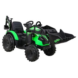 Pojazd Traktor Z Przyczepą 720-T Zielony