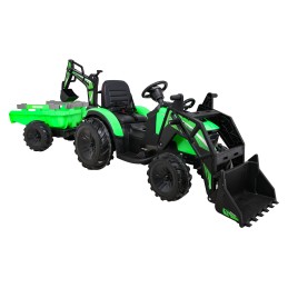 Pojazd Traktor Z Przyczepą 720-T Zielony