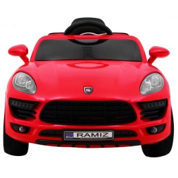 Autko Turbo-S na akumulator dla dzieci Czerwony Suv + Pilot