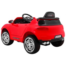 Autko Turbo-S na akumulator dla dzieci Czerwony Suv + Pilot