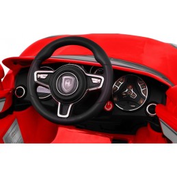 Autko Turbo-S na akumulator dla dzieci Czerwony Suv + Pilot