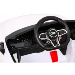 Audi R8 LIFT Samochodzik na akumulator Biały + Pilot
