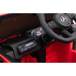 Mercedes AMG G63 dla dzieci Czerwony + Pilot