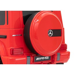 Mercedes AMG G63 dla dzieci Czerwony + Pilot