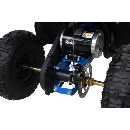 Quad E-STAR na akumulator Niebieski 35km/h + Silnik 1000W + Koła pompowane + Regulacja siedzenia