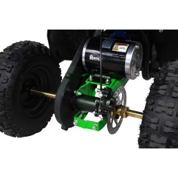Quad E-STAR na akumulator Zielony 35km/h + Silnik 1000W + Koła pompowane + Regulacja siedzenia