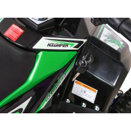 Quad E-STAR na akumulator Zielony 35km/h + Silnik 1000W + Koła pompowane + Regulacja siedzenia
