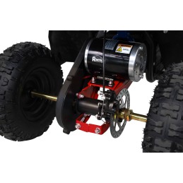 Quad E-STAR na akumulator Czerwony 35km/h + Silnik 1000W + Koła pompowane + Regulacja siedzenia