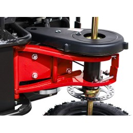 Quad E-STAR na akumulator Czerwony 35km/h + Silnik 1000W + Koła pompowane + Regulacja siedzenia