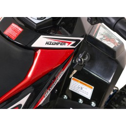 Quad E-STAR na akumulator Czerwony 35km/h + Silnik 1000W + Koła pompowane + Regulacja siedzenia