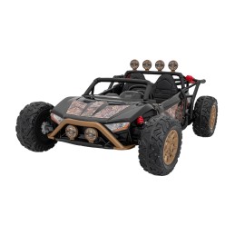 Auto Buggy Racing 5 na akumulator dla dzieci Czarny + Silniki 2x200W + Pilot + Audio LED + Wolny Start