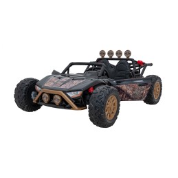 Auto Buggy Racing 5 na akumulator dla dzieci Czarny + Silniki 2x200W + Pilot + Audio LED + Wolny Start