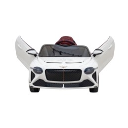 Autko Bentley Bacalar na akumulator dla dzieci Biały + Pilot + EVA + Wolny Start + Audio LED
