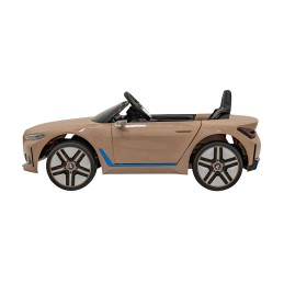 Autko BMW i4 na akumulator dla dzieci Złoty