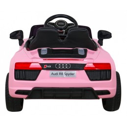 Audi R8 na akumulator dla dzieci Różowy + Pilot + EVA + Wolny Start + MP3 LED