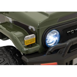 Toyota FJ Cruiser dla dzieci Moro + Pilot + Napęd 4x4 + Audio LED + EVA + Wolny Start