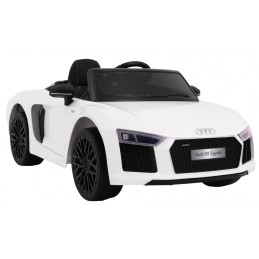 Audi R8 Spyder na akumulator Biały + Pilot
